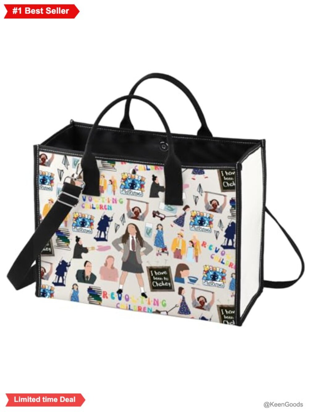 Canvas Tote Bag Theatre Lover Gift Musical Shoulder Bag Reusable Grocery Bag